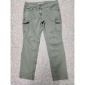 Tom Tailor Women's Pants Cargo EU 44 Army Green 36x31 Actual India